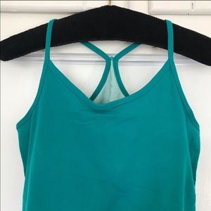 Lululemon Teal Power Y Yoga Tank, sz 10